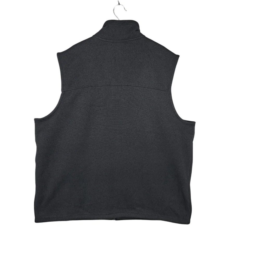 The North Face Men's XXXL Windwall Fleece Sweater Vest 'Enjoy the Journey' Black